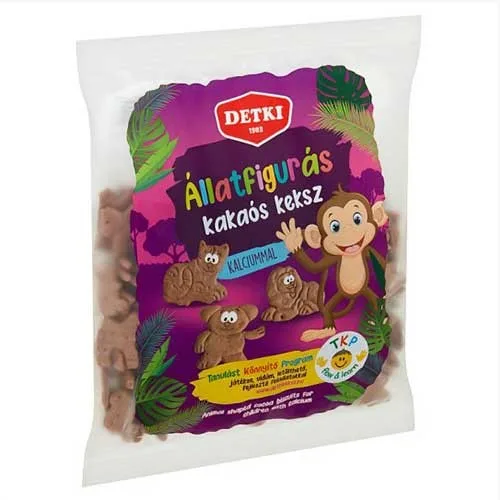Biscuiti Simpli Figurine Animale cu Cacao pt. Copii 160g Detki