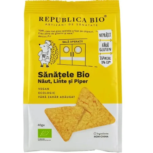 Sanatele Naut Linte si Piper Bio 40gr Republica Bio