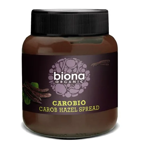 Crema Tartinabila Carobio cu Alune de Padure si Carob Bio 350gr