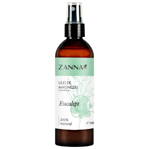  Ulei de magneziu, cu Eucalipt, 150ml, Zanna