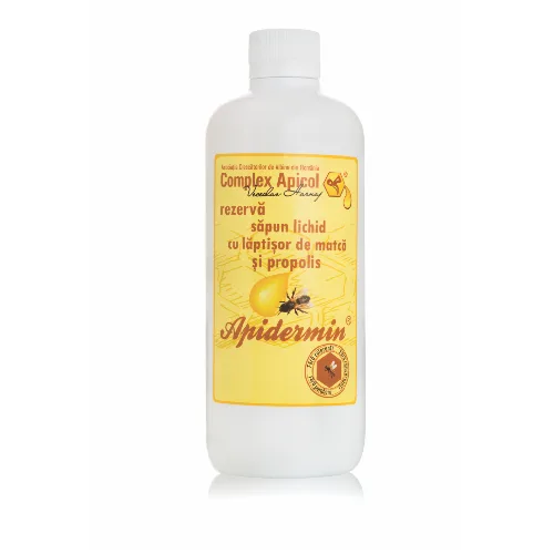 Apidermin Rezerva Sapun Lichid cu Laptisor de Matca 500ml