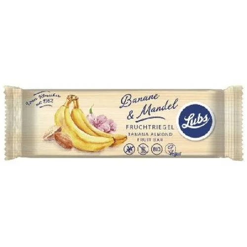Baton cu Banane si Migdale Fara Gluten Eco 40g Lubs