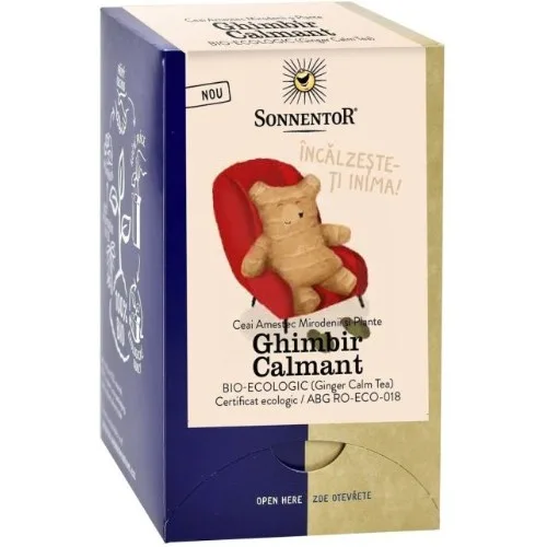 Ceai de Ghimbir, Calmant, Eco, 18 plicuri, Sonnentor