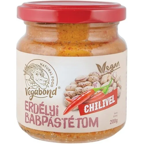 Cremă de Fasole cu Chilli, 200 g, Vegabond