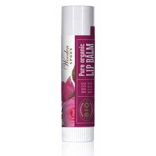 Balsam de Buze Rose Kiss Bio 4.3ml Wooden Spoon