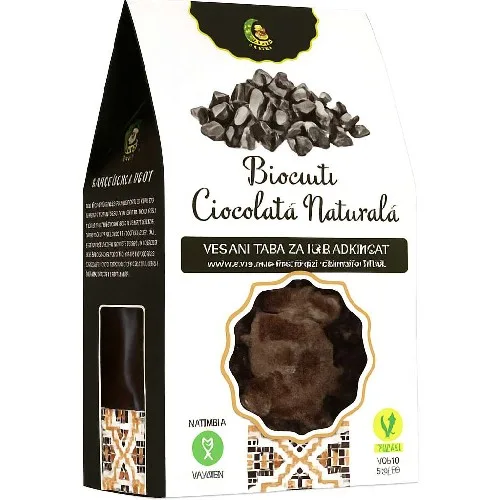 Biscuiti Ciocolata Naturala 130gr Ambrozia