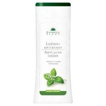 Lotiune Antiacnee Cu Extract De Busuioc 200 ml Cosmetic Plant 