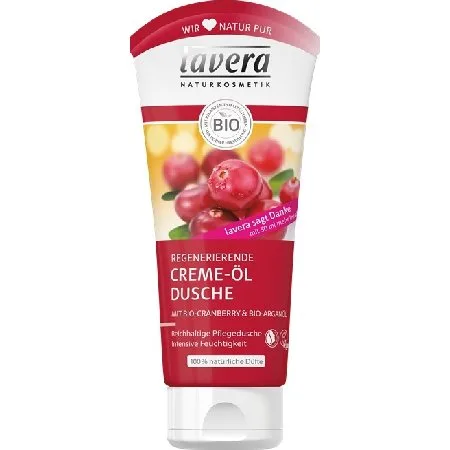 Crema de Dus Regeneratoare cu Ulei de Argan 200ml Lavera
