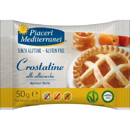 Crostatina Albicocca Mono 50g Piaceri Mediterranei