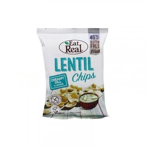 Chips Linte Smantana Marar Eat Real 40g, Mpline