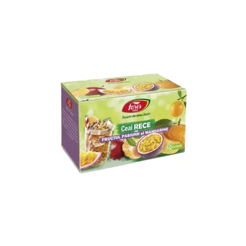 Ceai Rece cu Fructul Pasiunii si Mandarine 12pl Fares