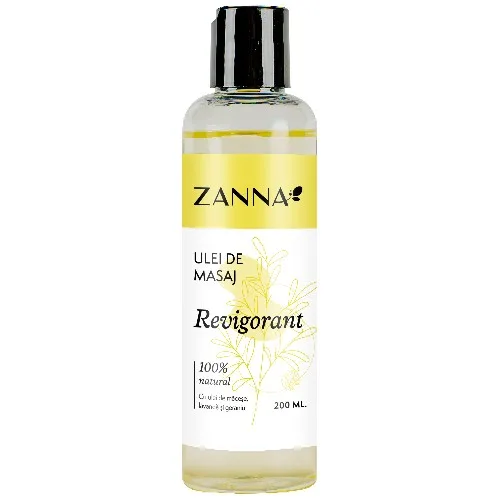  Ulei de masaj Revigorant cu Lavanda si Geraniu, 200ml, Zanna