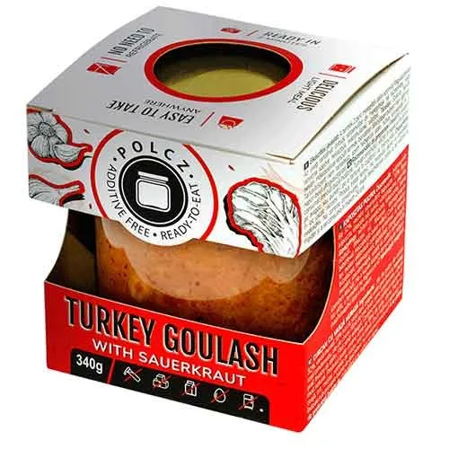 Gulas de Curcan cu Varza Murata 350gr Polcz