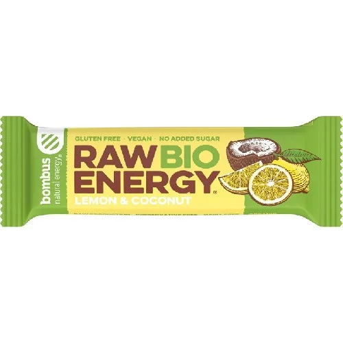 Baton  Energizant Cu Lamaie Si Nuca De Cocos, 50gr, Bombus