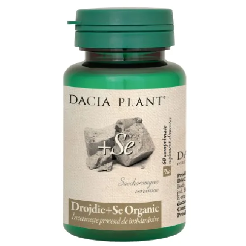Drojdie cu Seleniu Organic 60cpr Dacia Plant