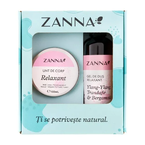 Pachet Unt de corp relaxant + Gel de dus relaxant, Zanna