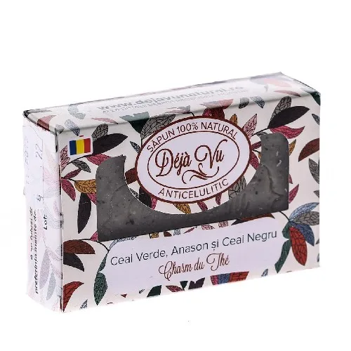 Sapun Natural cu Ceai Verde,Ceai Negru si Anason 90gr