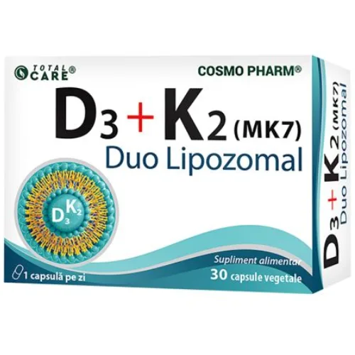 D3+K2 Mk-7 Lipozomal 30cps Cosmopharm