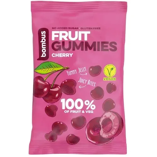 Jeleuri de fructe cu Cirese, 35g, Bombus