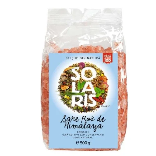 Sare Roz de Himalaya Cristale 500gr Solaris