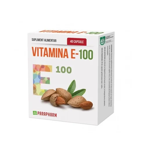 Vitamina E-100 40cps Parapharm