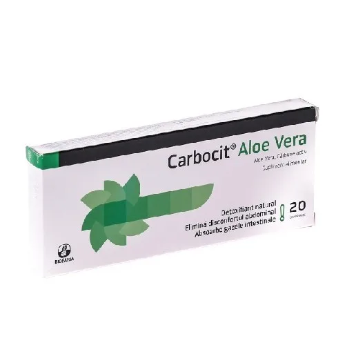 Carbocit Aloe Vera 20cpr Biofarm