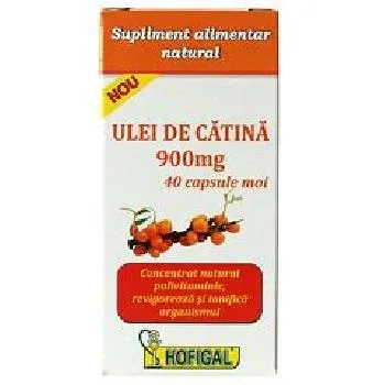 Ulei Catina 900mg 40cps Hofigal