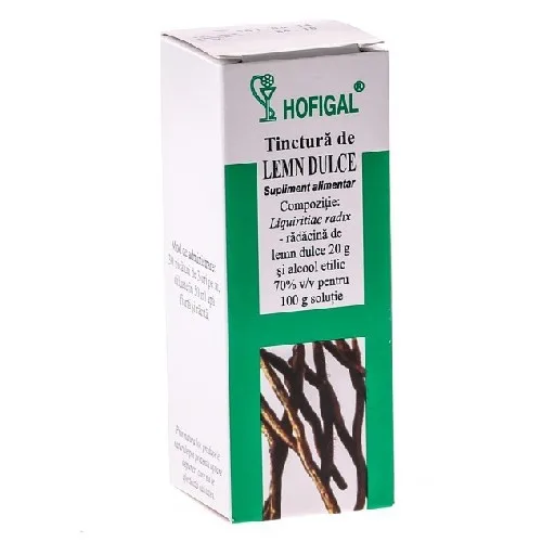 Tinctura Lemn Dulce 50ml Hofigal