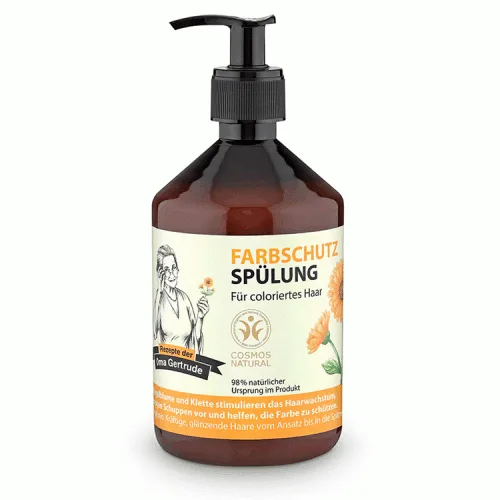 Balsam protector de culoare pt par vopsit bio 500ml Oma Gertrude