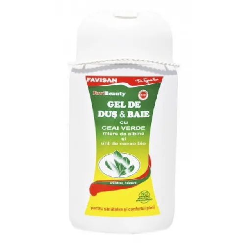 Gel de Dus cu Ceai Verde 300ml Favisan