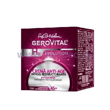 Crema Anti-Age Intens Resctructuranta 45+ 50ml Gerovital