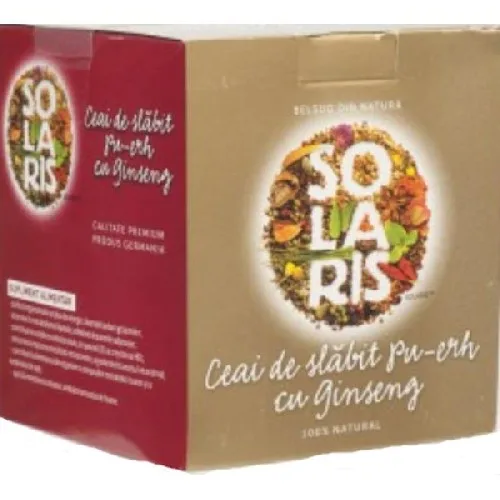 Ceai de Slabit Pu-Erh Ginseng Solaris