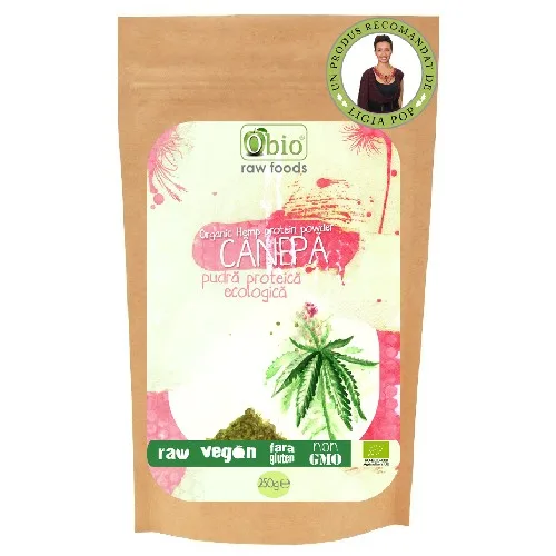 Proteina de Canepa Raw Bio 250gr Obio