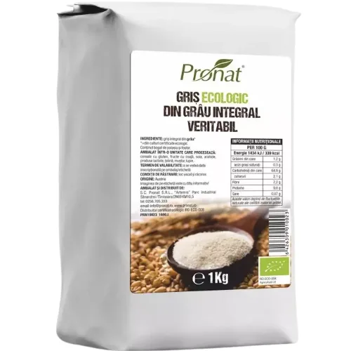 Gris Eco din Grau Integral Veritabil 1Kg Pronat