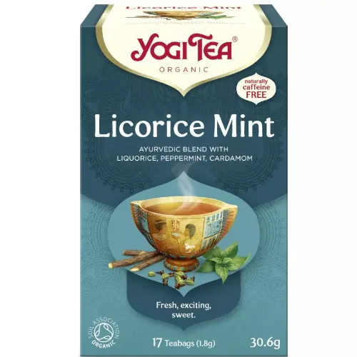 Ceai Lemn Dulce Menta Eco 17dz, Yogi Tea