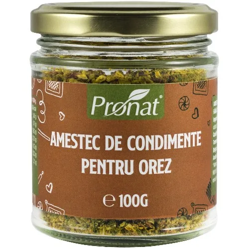 Amestec Condimente Pentru Orez, 100g, Pronat
