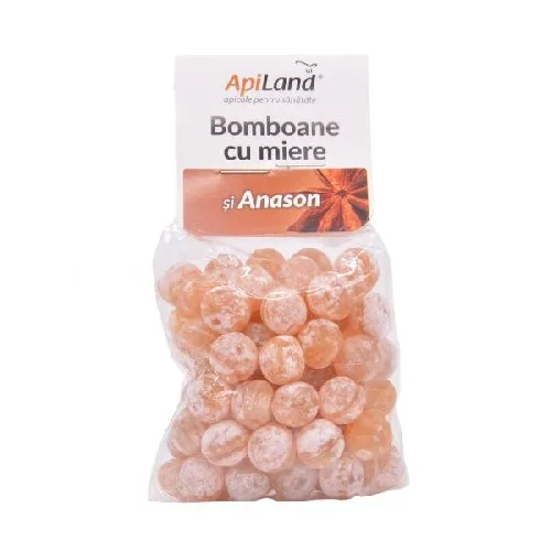 Bomboane Cu Miere si Anason, 100g, Apiland