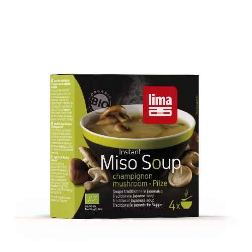Supa Miso Instant -  Ciuperci Bio 4x10gr Lima