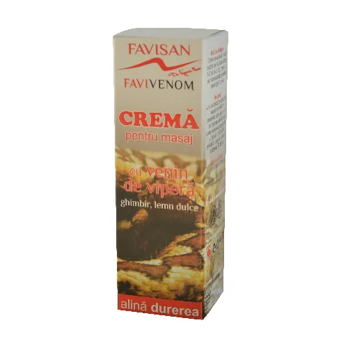 Crema pentru Masaj cu Venin de Vipera 50ml Favisan