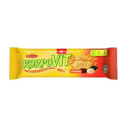 Biscuiti Korpovit cu Seminte, 174g, Gyori