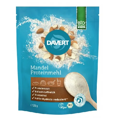 Pudra Proteica de Migdale Bio 250g Davert