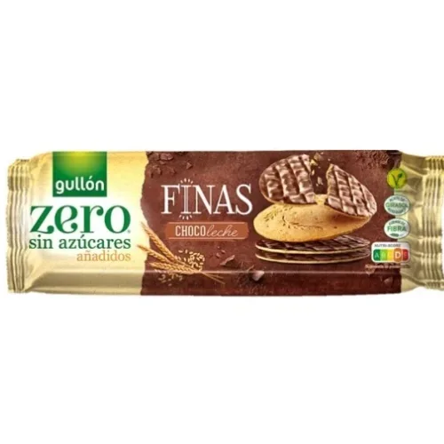 Biscuiti de Grau cu Glazura de Ciocolata cu Lapte Fara Zahar Adaugat 150g Gullon