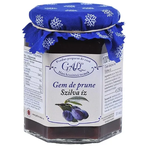 Gem de Prune fara Zahar 280gr Gall 