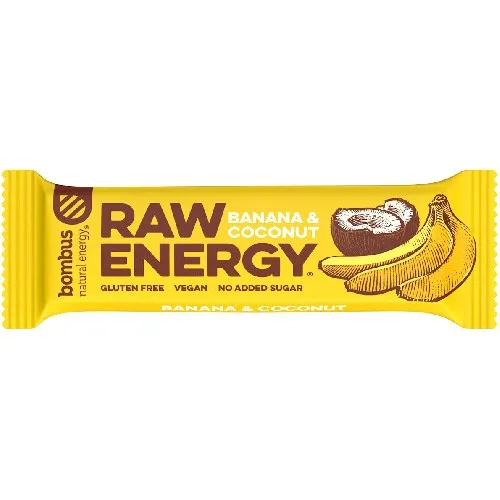 Baton Proteic cu Babane si Nuca de Cocos, 50gr, Pronat