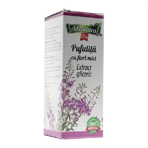 Extract Gliceric Pufulita cu Flori Mici 50ml AdNatura