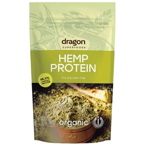 Pudra Proteica din Canepa Raw Bio 200gr Dragon Superfoods