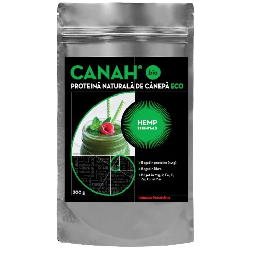 Proteina Naturala de Canepa, Eco, 300g, Canah
