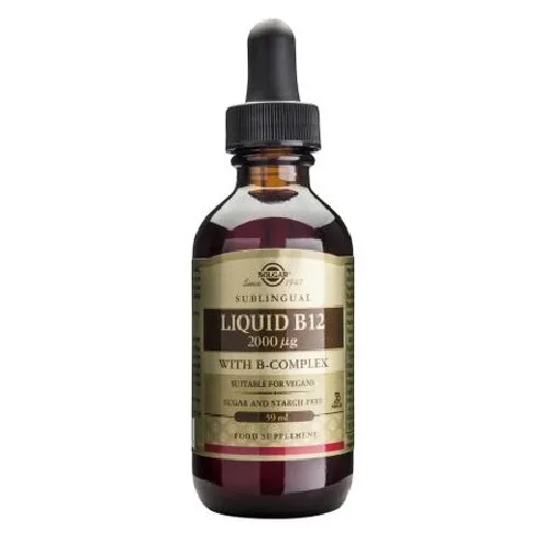 Vitamina B12 Lichid cu B Complex 59ml Solgar