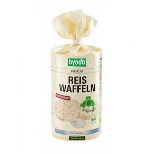 Vafe din Orez Expandat cu Sare fara Gluten 100gr Biogama