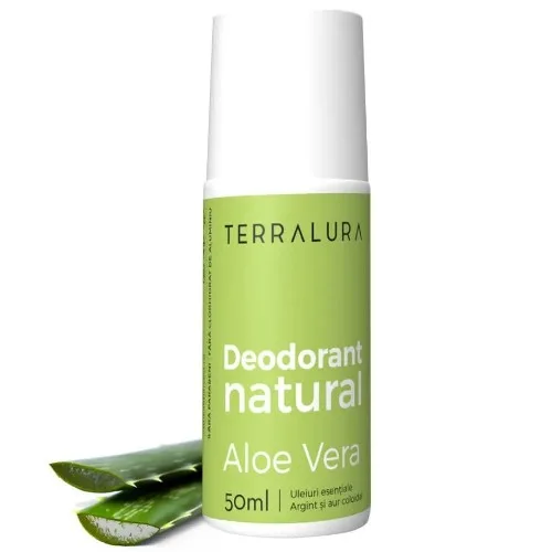 Deodorant Roll-On Natural, Aloe Vera, 50ml, Terra Lura